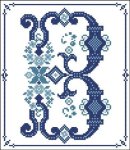 Decorative Blue Alphabet B (image for) Decorative Blue Alphabet B